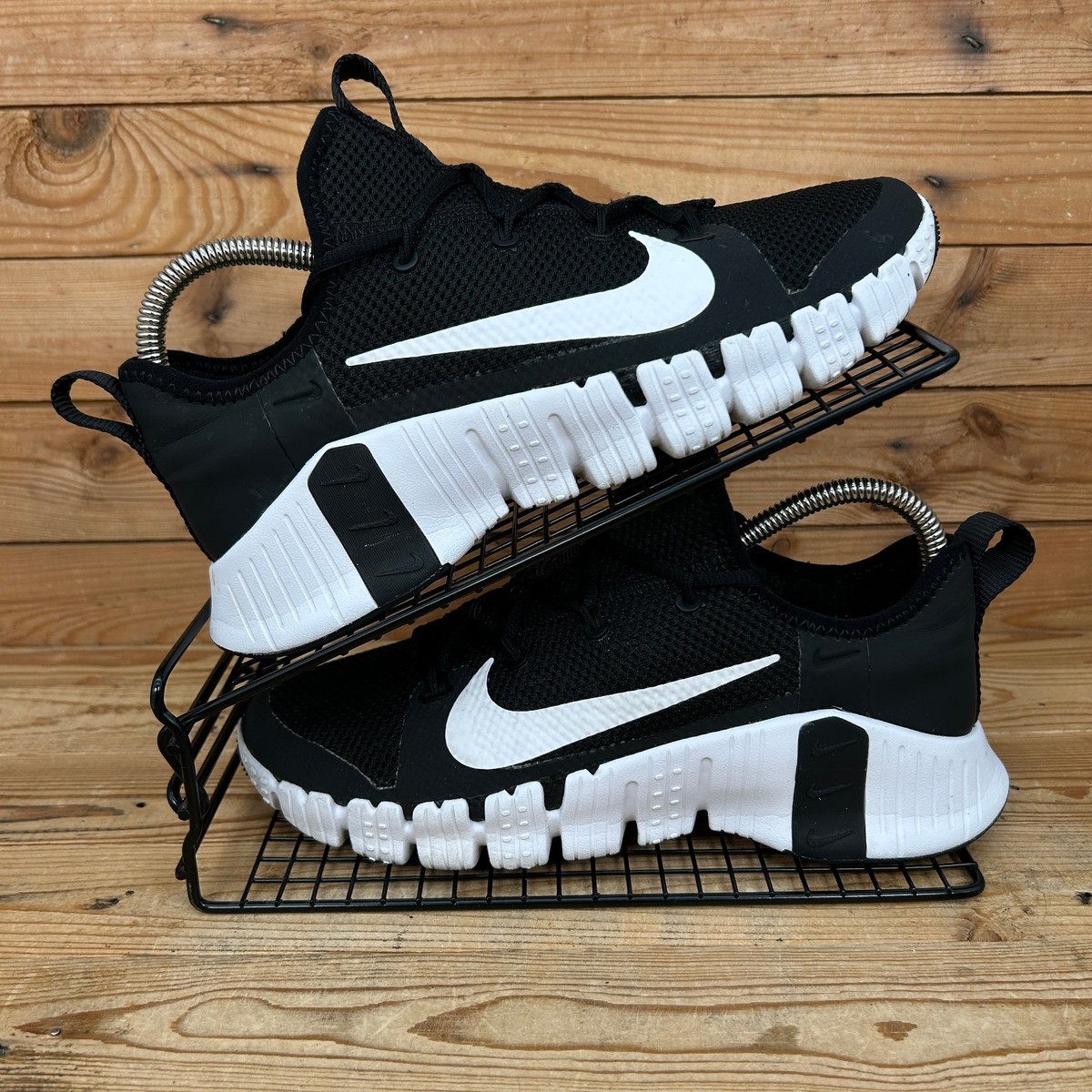 Nike Trainers Womens Size UK Free Metcon Black White Crossfit