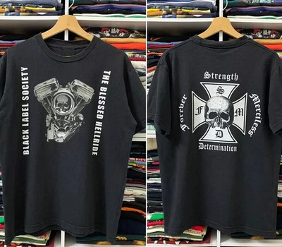 The Black Label Society Band The Blessed Hellride 2 Side Black Unisex Tshirt