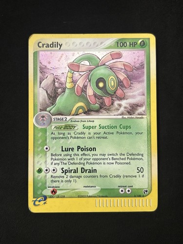 Cradily 3/100 EX Sandstorm Holo Pokémon TCG - MP