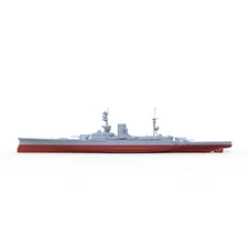 SSMODEL 1/600 Military Model Kit HMS Glorious Battlecruiser Segmented hull