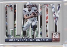 2014 Panini Elite Clarity Andrew Luck #12 1j6