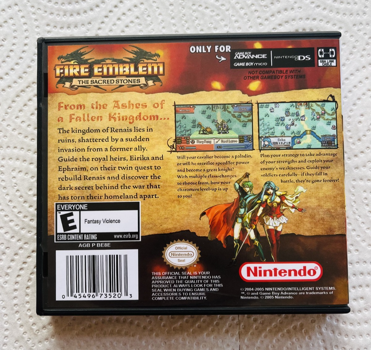 Fire Emblem: The Sacred Stones (Nintendo Game Boy Advance, 2005