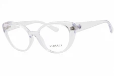 VERSACE VE3349U-148-53 Eyeglasses Size 53mm 17mm 140mm clear Women