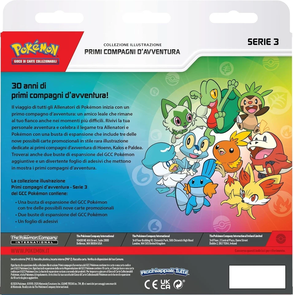 Pokémon : collection d'illustrations Premiers compagnons d'aventure - Série 3... - Photo 4/4