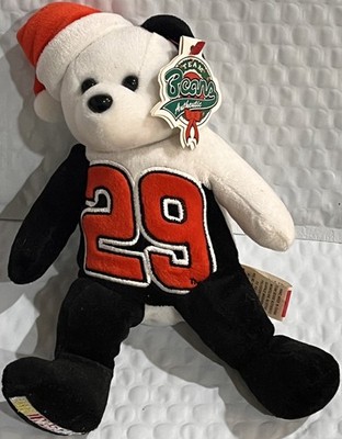 TEAM SPEED BEANS 2001 Happy Holidays NASCAR Kevin Harvick #29 BEANIE BEAR NWT!