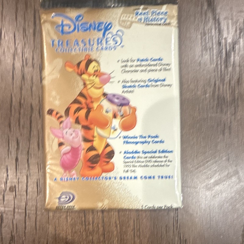 Disney Treasures Collector Cards Sealed Pack - 8 Cards, Tigger Piglet, 2000