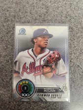 2018 Bowman Baseball Ronald Acuna Jr. Bowman Scouts' Top 100