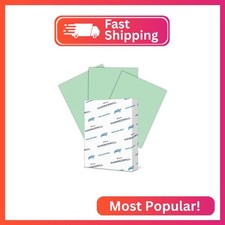 Hammermill Colored Paper, 20 lb Green Printer Paper, 8.5 x 11-1 Ream 500 Sheets