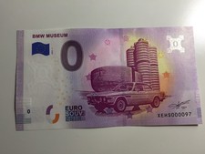 2019-1 BMW Museum 0 &euro; Null Euro Schein Souvenirschein Nummer 97