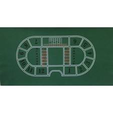 Baccarat Layout Felt Green 36 X 72 Home Use C...