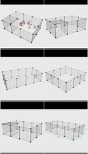 Pet Playpen Small Animal Cage Indoor Metal Wire Yard