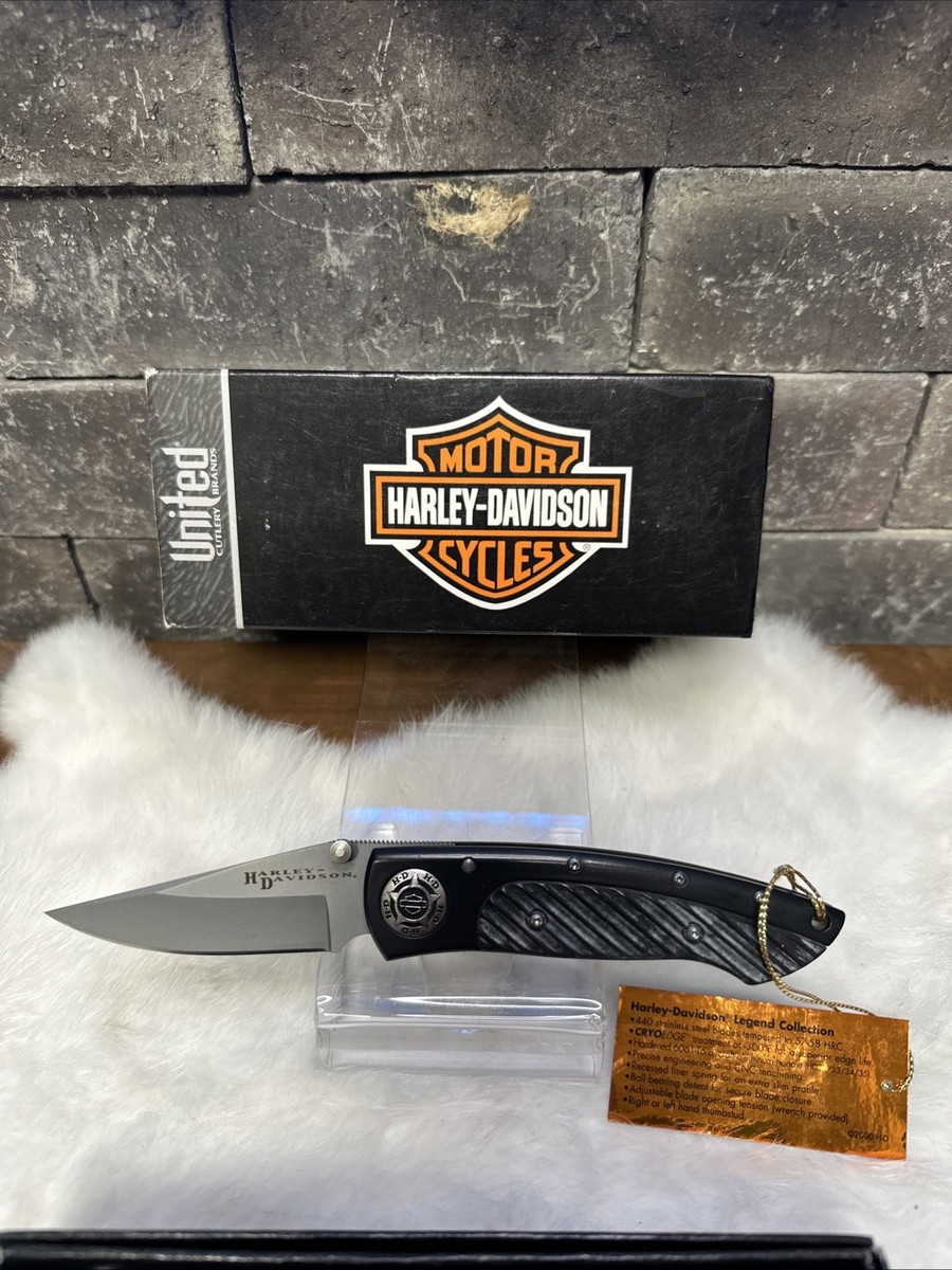Vintage Harley Davidson Live to Ride Lock Blade Pocket Knife with