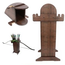 Faretra in legno massello supporto arco ispessito tiro bersaglio pratica tiro con l'arco custodia freccia