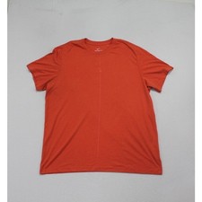 The Nike Tee Men Orange Shirt Short Sleeve Dri Fit Tee Shirt Size XL