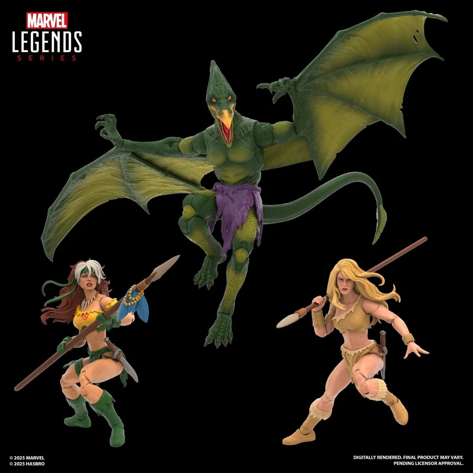 Marvel Legends SNAP Savage Land Paquete de 3 SDCC 2025 Exclusivo Hasbro ¡NUEVO Y SELLADO! Foto 3 de 4