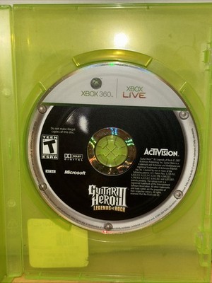 xbox 360 guitar hero 3 legends of rock Disc Only - Tested Cleaned