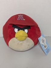 Angry Birds MLB Red Los Angeles Angels Plush  5" 2014 CWT Collectio