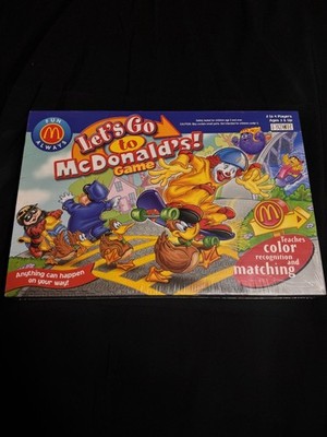 Let s Go to McDonald s! Board Game 1999 Patch Products   Factory Sealed