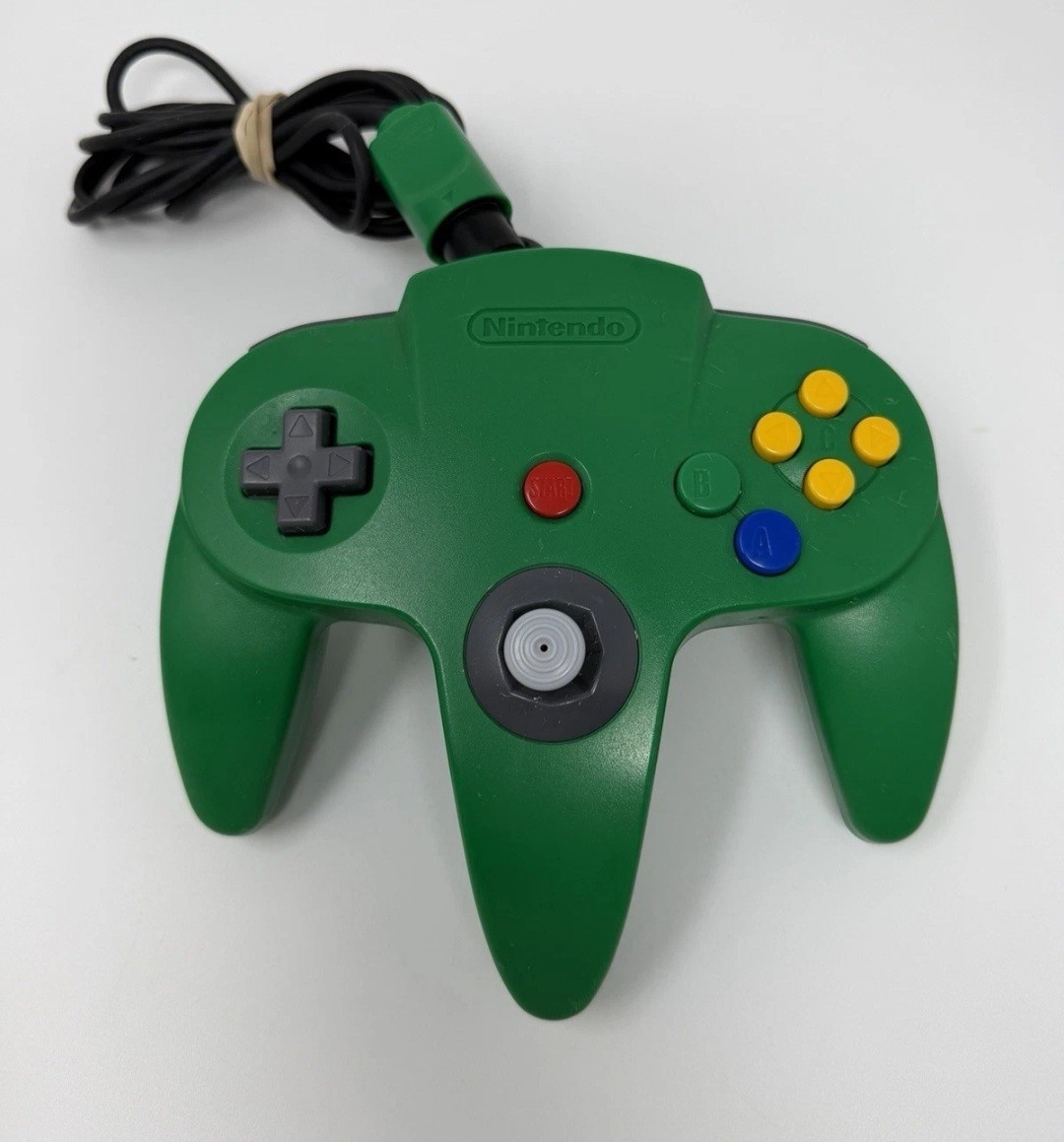 Nintendo 64 N64 Original Green Controller Joystick OEM Authentic