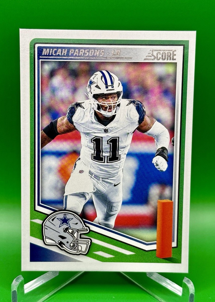 Micah Parsons #226 2025 Panini Score Football Dallas Cowboys Green