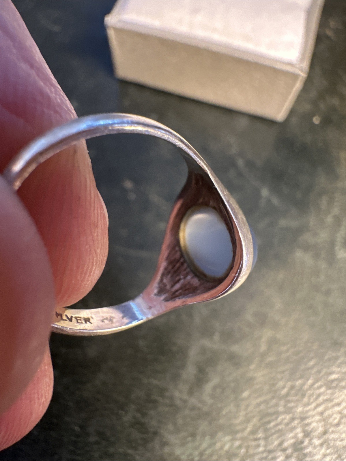 Cast Solid Sterling Silver Cabochon Moonstone Med… - image 15