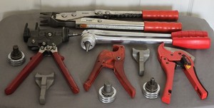 Rehau EVERLOC Deluxe Pex Tool Kit Article 243107 & 243737 + More See Pictures