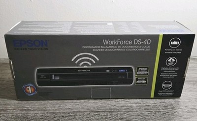 Epson WorkForce DS-40 Wireless Color Portable Scanner for PC and Mac WORKS GREAT