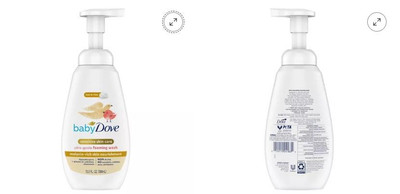 2 NEW BABY DOVE SENSITIVE SKIN CARE ULTRA GENTLE FOAMING WASH MELANIN RICH 13.5