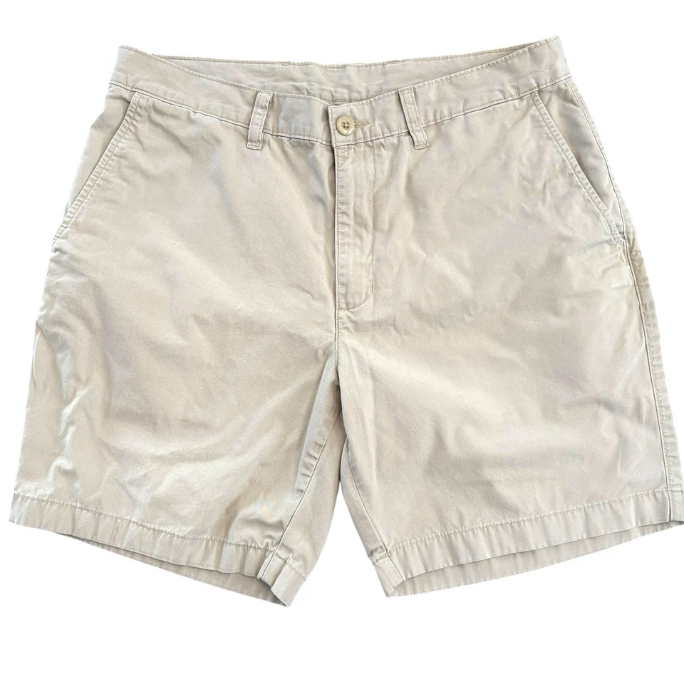 Pantalones Cortos Patagonia All Wear Para Hombre 33 Beige Chino Algodón Orgánico Caminata Campamento Aire Libre Foto 3 de 4