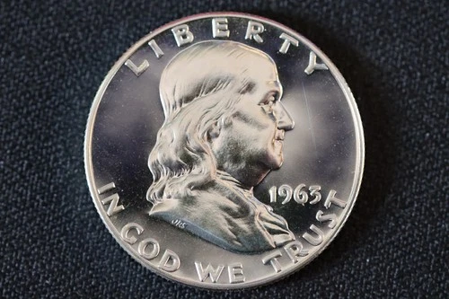 1963 Proof Franklin Half Dollar 90% Silver *BF01