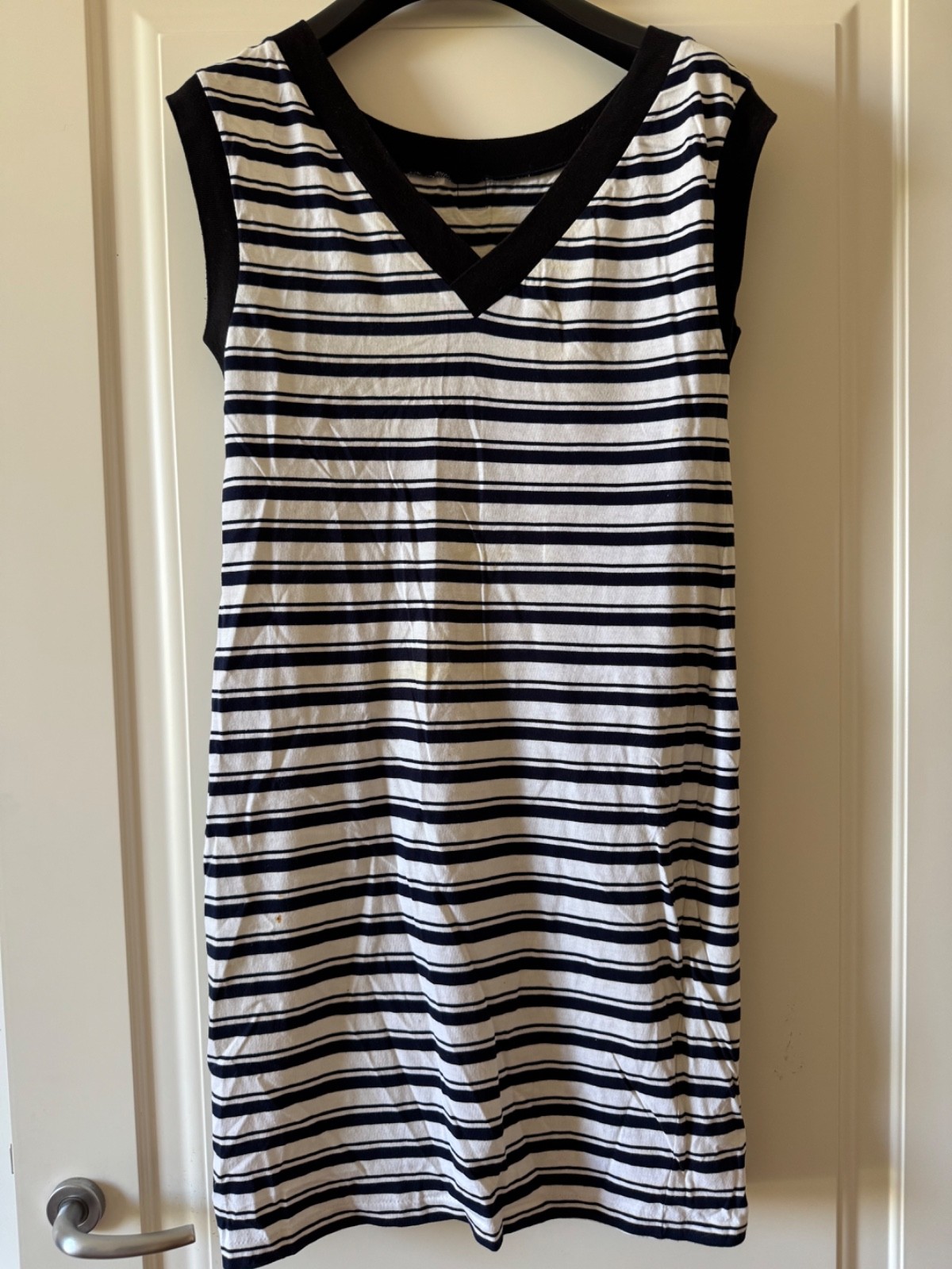 Cardigan vintage Yves Saint Laurent made in France a righe in terrycoth taglia S