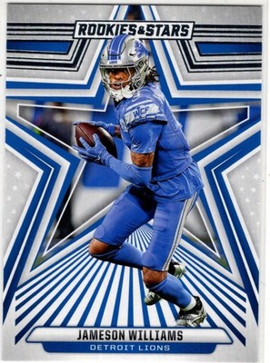 2024 Panini Rookies & Stars Football Jameson Williams No. 33 Detroit Lions
