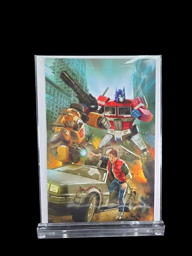 Transformers/Back to the Future #1 Virgin Variant NM Jolzar  Exclusive RARE