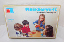 Vintage 1979 Tupperware Mini Serve It Children's Serving Set MINT IN BOX