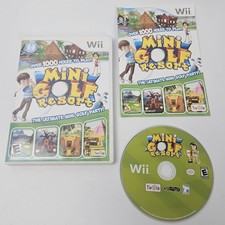 Mini Golf Resort Nintendo Wii Videogame Cib Complete w/ Manual