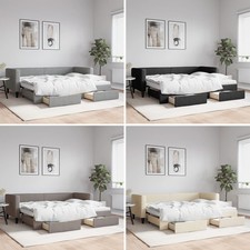 Tagesbett Schlafsofa Bettgestell Sofa Bett Bettsofa Gästebett Schlafcouch Stoff