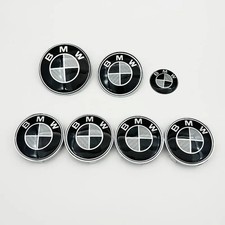 3d Black Carbon Fiber Bmw Emblem Badge For Bmw E39 E46 E90 E60 E53 G20 G30 M4 M3