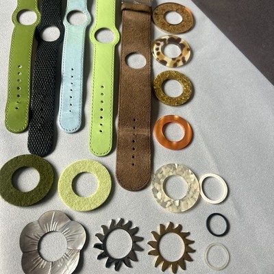 Deja Vu Uhrenset ZUBEHÖR * 5 Armbänder  * 10 Schmuckscheiben * OVP * OHNE UHR