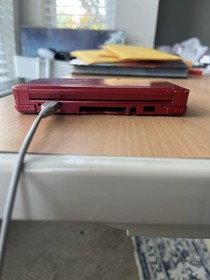 Nintendo 3DS Red Console North America OEM Charger+Pokemon Y READ SHIPS FAST
