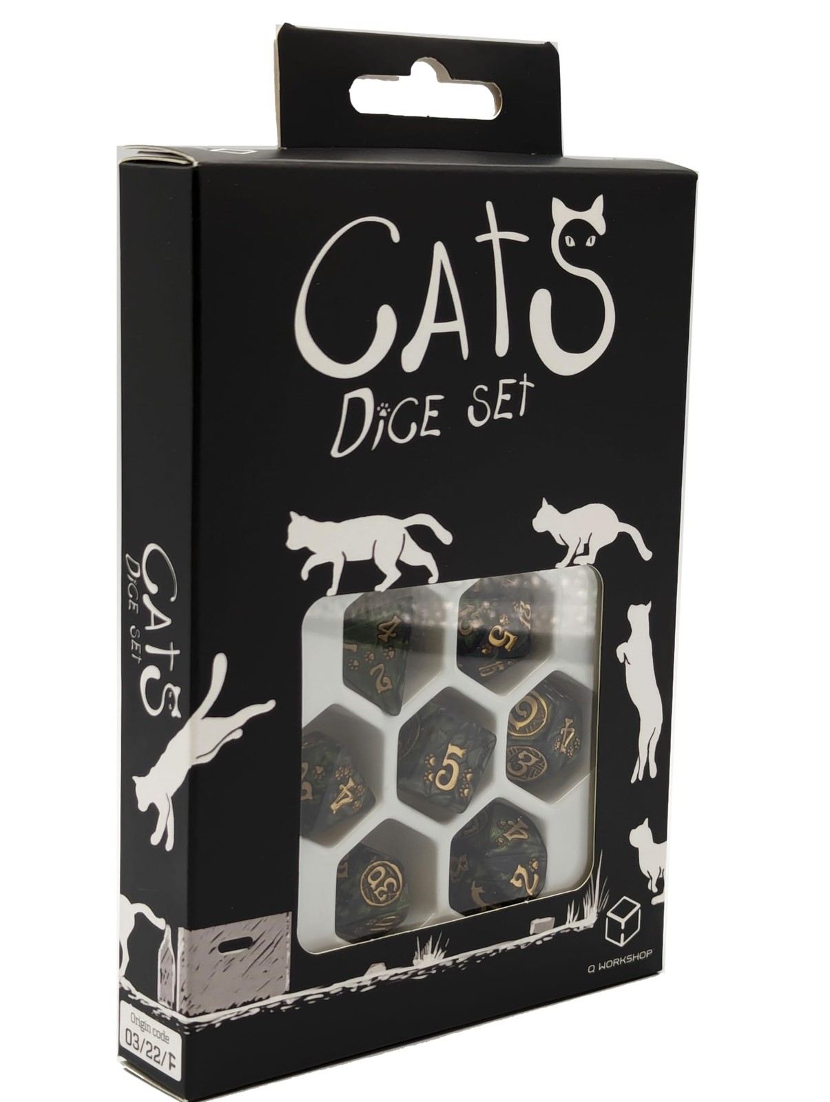 Q-Workshop Cats Dice Set Pixel Dice Game 5490₽