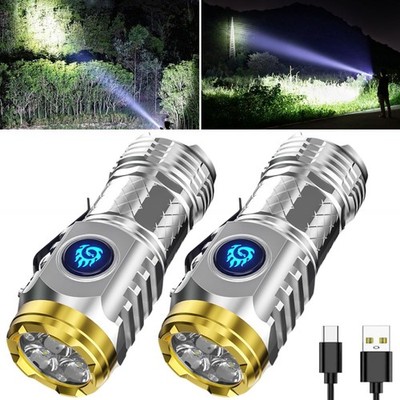 Three-Eyed Monster Mini Flash, German Thumb Sized, Outdoor Small High Lumen R...