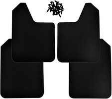 Universal Mud Flaps Set Of 4 Trim To Fit Splash Guards Car Truck Suv Front Rear