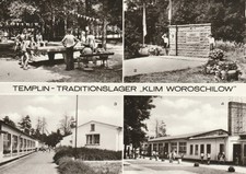 Templin Traditionslager "Klim Woroschilow", interessante alte Mehrbild-AK