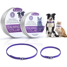 2Pcs Calming Collar for Dogs and Cats, Pheromone Calm Collars Relief Anxiety ...