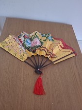 Authentic Vintage Traditional Japanese Maiogi Dancing Fan 2 Designs * From Japan