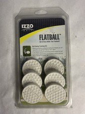 Izzo Golf Flatball Golf Swing Training Aid Kit New Pack of 6 Made In USA