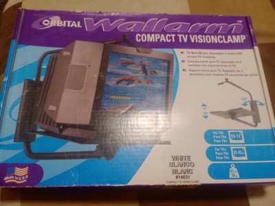Orbital WallArm Compact TV Clamp For 13-17  Wall Mount WHITE