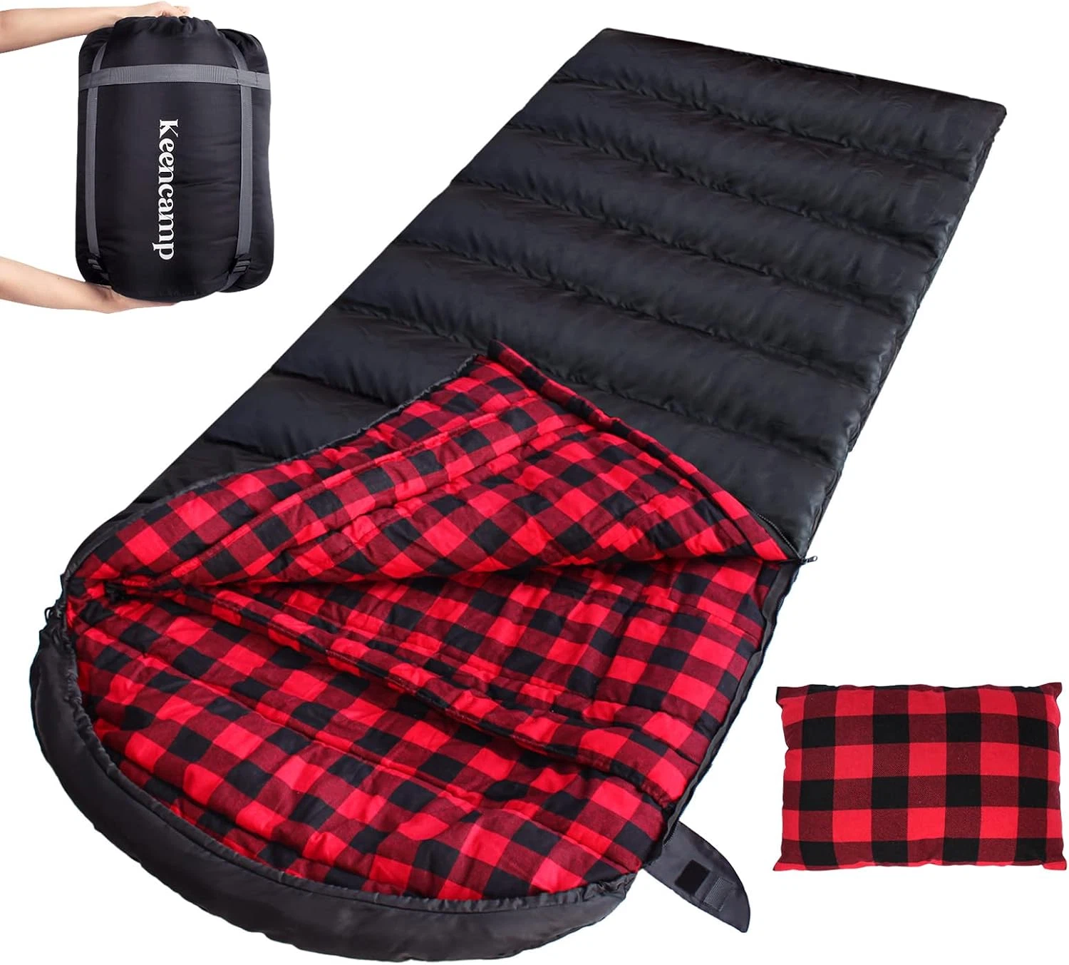 0 Degree Sleeping Bag Cotton Flannel Winter Cold Weather for Adults XX