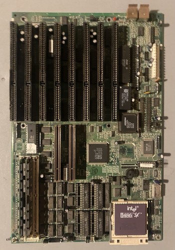 Vintage Motherboard From an AT&T Intuity - I486 SX Socket 3 - Untested - *READ*