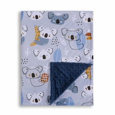 Donsonny Baby Blanket for Boys Girls Soft Minky with Double Layer Full, Koala